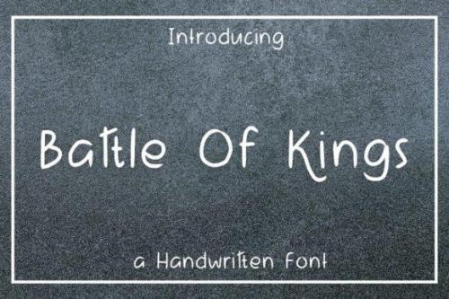 Battle of Kings Font 1