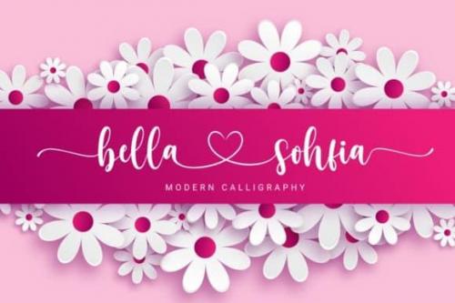 Bella Sohfia Calligraphy Font