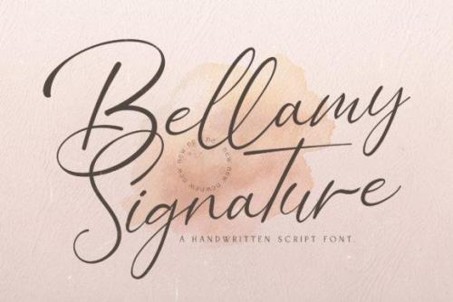 Bellamy Signature Font 1