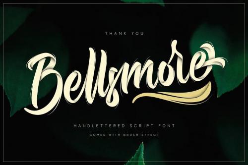 Bellsmore Brush Font 19