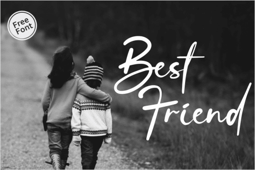 Best Friend Font 1