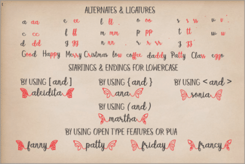 Betterfly Christmas Font 13