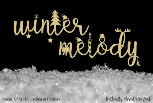 Betterfly Christmas Font 2