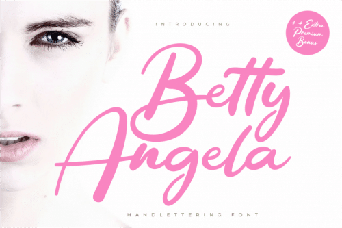 Betty Angela Script Font