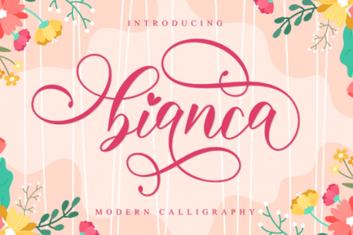 Bianca Calligraphy Font 1