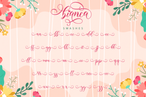 Bianca Calligraphy Font 8