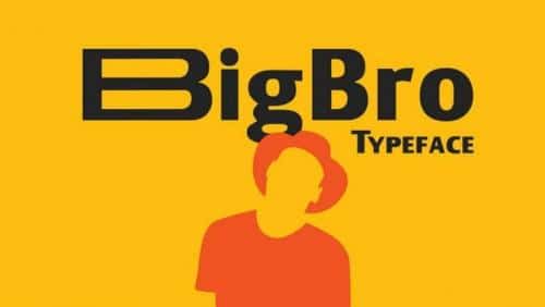 Big Bro Sans Serif Font