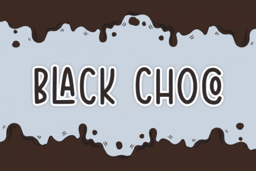 Black Choco Font 1