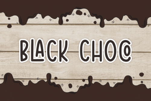 Black Choco Font 2