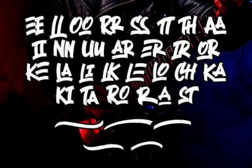 Black Rocker Font 11