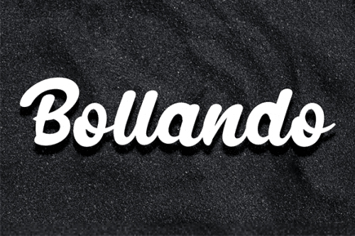 Bollando Bold Script Font 1