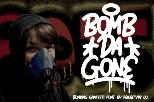 Bomb Da Gone Display Font 1