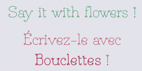 Bouclettes Decorative Funny Serifs Font for Spring 3