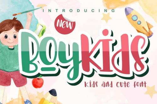 Boykids – Kids And Cute Font