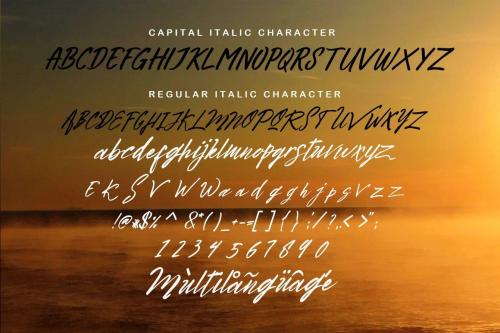 Bright Sunshine Script Font Duo 10