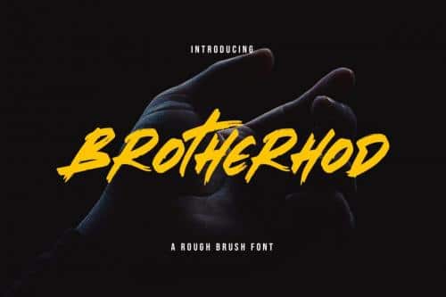 Brotherhod Brush Font