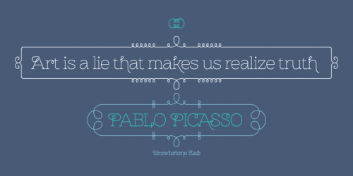 Brownstone Slab Font 4