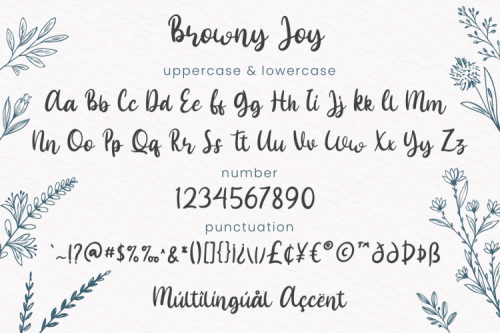 Browny Joy Font 4
