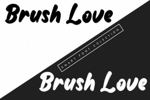 Brush Love Brush Font 2