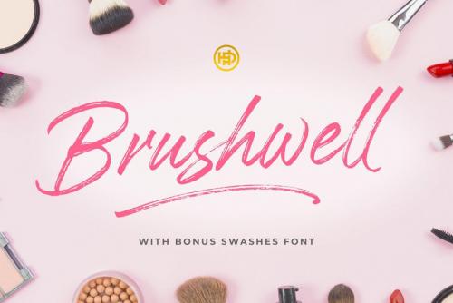 Brushwell Dry Brush Font 1