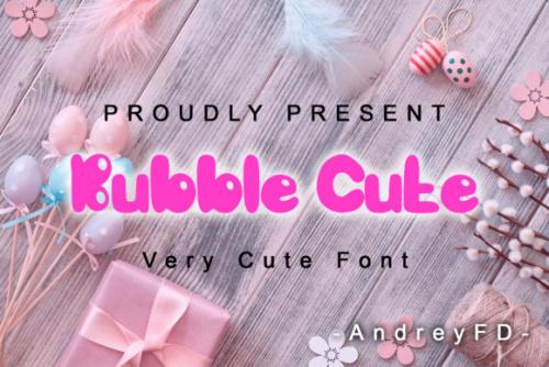 Bubble Cute Font 1