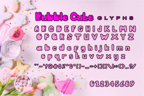 Bubble Cute Font 4