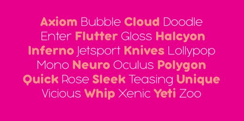 Bubbleboddy Neue Font 2