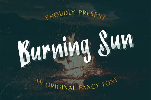 BurningSun Marker Script Font 1