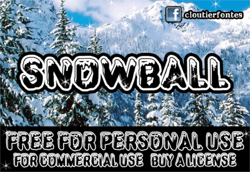 CF SnowBall Font