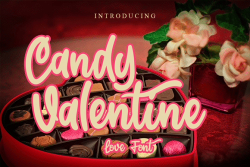 Candy Valentine Display Font 1