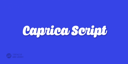 Caprica Script Font 4