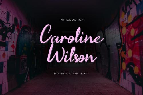 Caroline Wilson Font 1