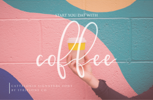Cattalonia Signature Font 3