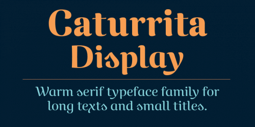 Caturrita Display Font 7