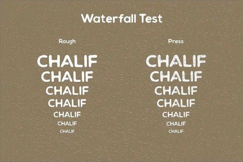 Chalif Typeface 3
