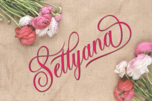 Chandiluna Calligraphy Font 9