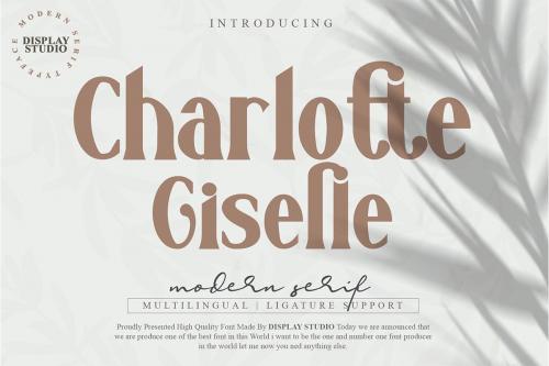 Charlotte Giselle Serif Font 1