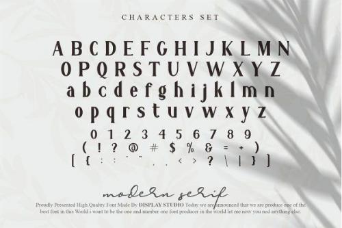 Charlotte Giselle Serif Font 8