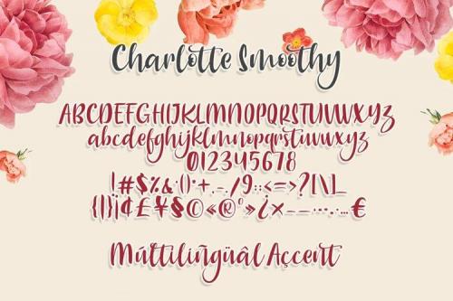 Charlotte Smoothy Script Font 6