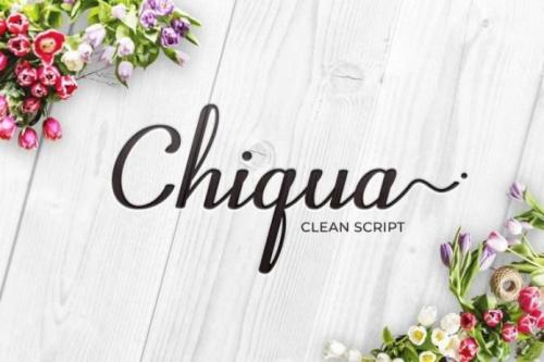 Chiqua Script Font 1