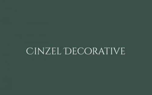Cinzel Decorative Serif Font