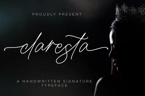Claresta Handwritten Font 1