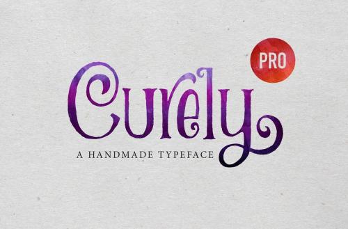 Curely Pro Fancy Cute Lettering Font 1