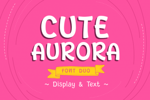 Cute Aurora Font 1