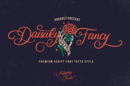 Daisuky Fancy Calligraphy Font