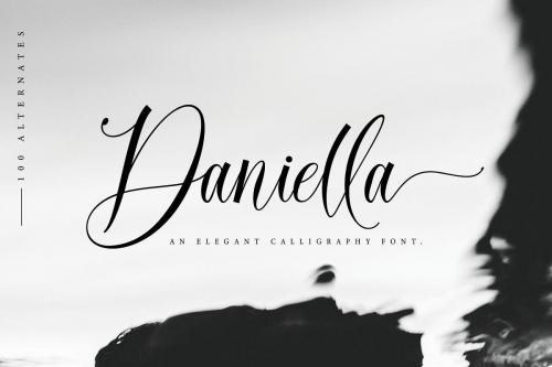 Daniella Calligraphy Font 1
