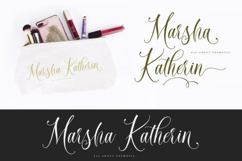 Daniella Calligraphy Font 9
