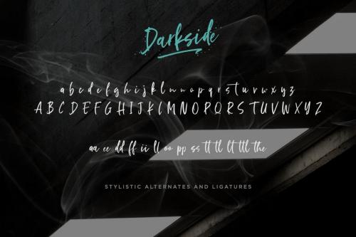 Darkside Brush Font 11