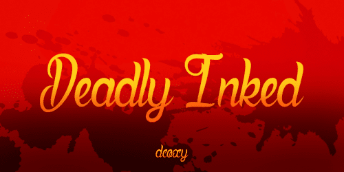 Deadly Inked Font (1)