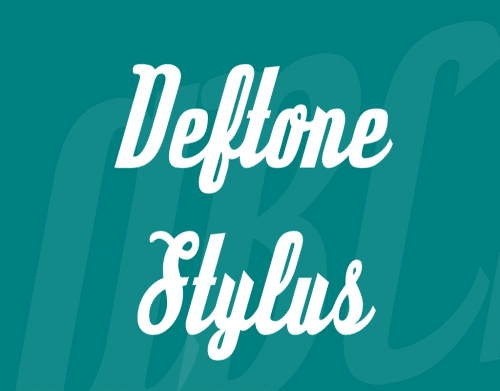 Deftone-Stylus-Font-0